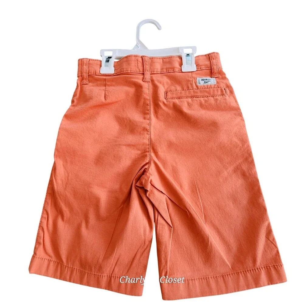 OshKosh 3pc Bundle Boys Size 7 NWT Polo Shirt Chino‎ Shorts Summer Vacation